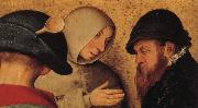 BRUEGEL, Pieter the Elder Details of Peasant Wedding Feast Spain oil painting artist